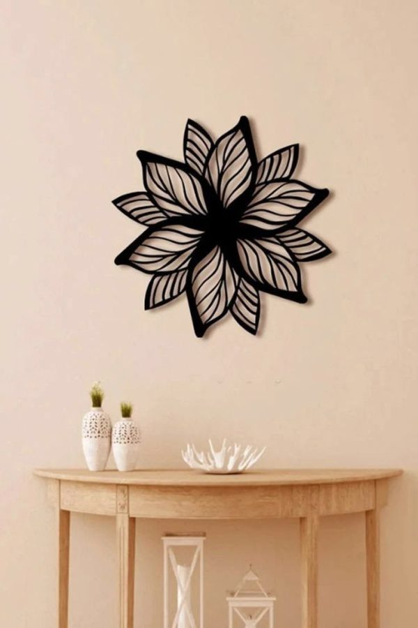Elegant Floral Leaf Metal Wall Art for Home Decoration Elegant Floral Leaf Metal Wall Art for Home Decoration