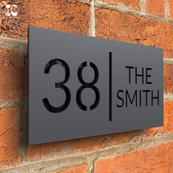 modern-rectangular-metal-house-name-plate-number-name-design modern-rectangular-metal-house-name-plate-number-name-design